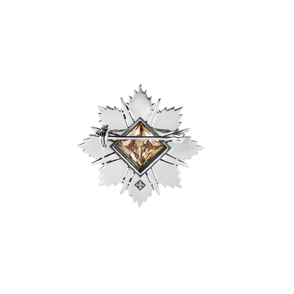 Brooch “Paylk” (brown) - Image 3
