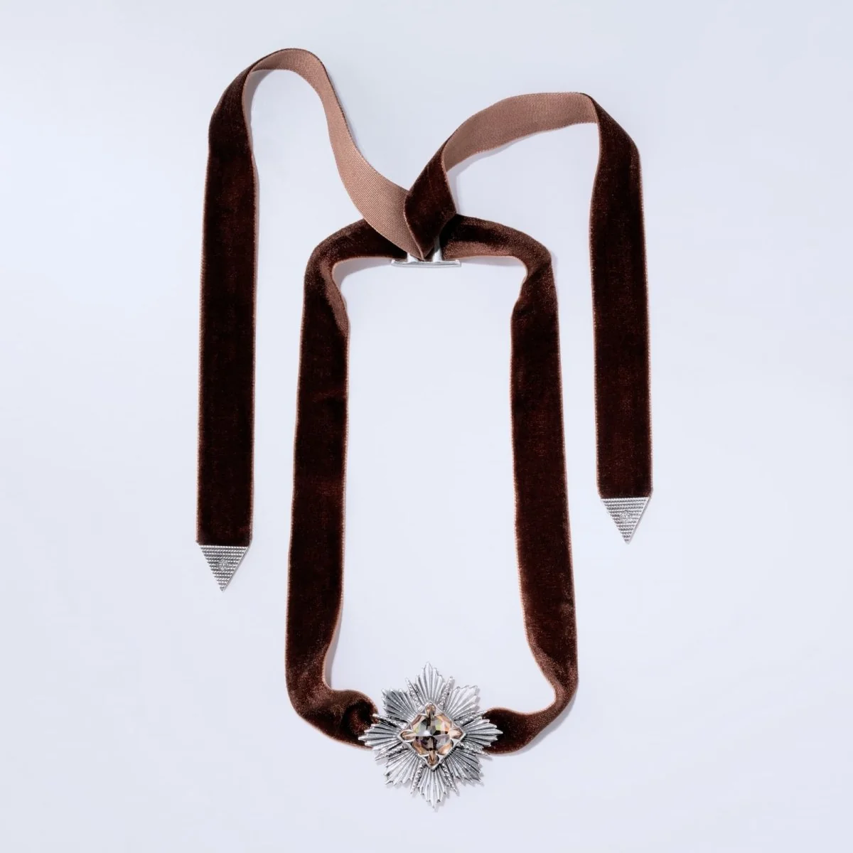 Zircon Choker "Paylk" (Brown) - Image 3