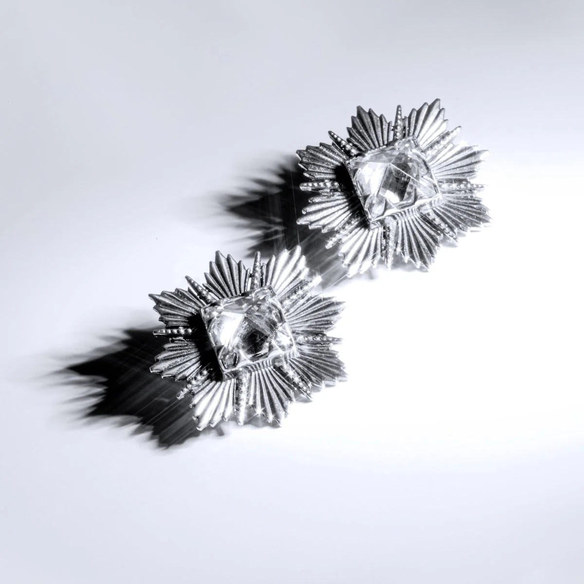 Zircon Earrings "Paylk"