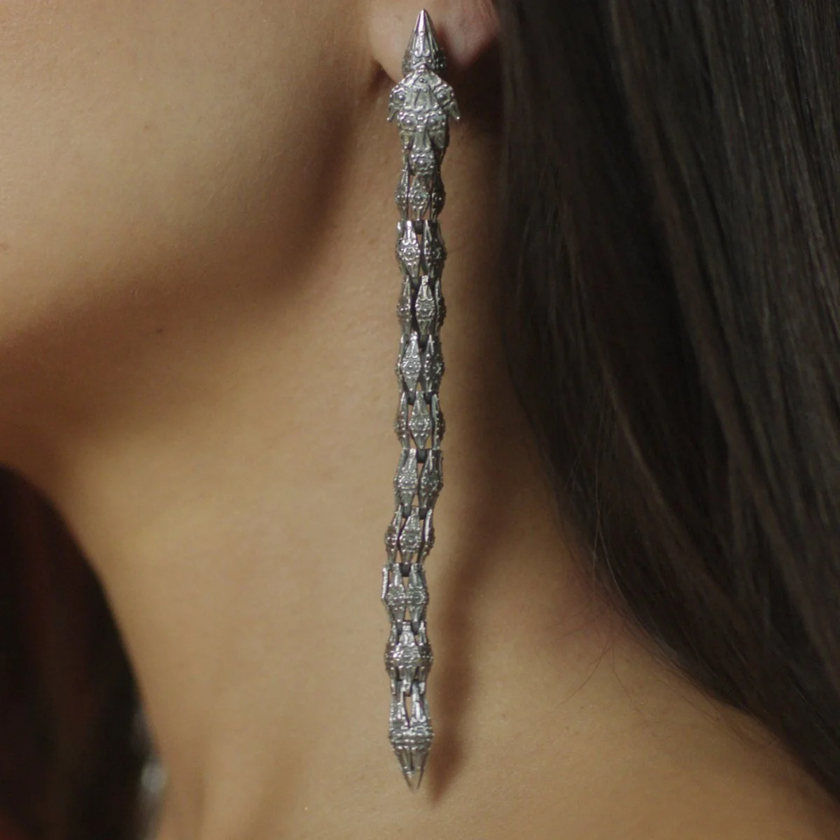 Earrings "Vishap" (long) - Image 3