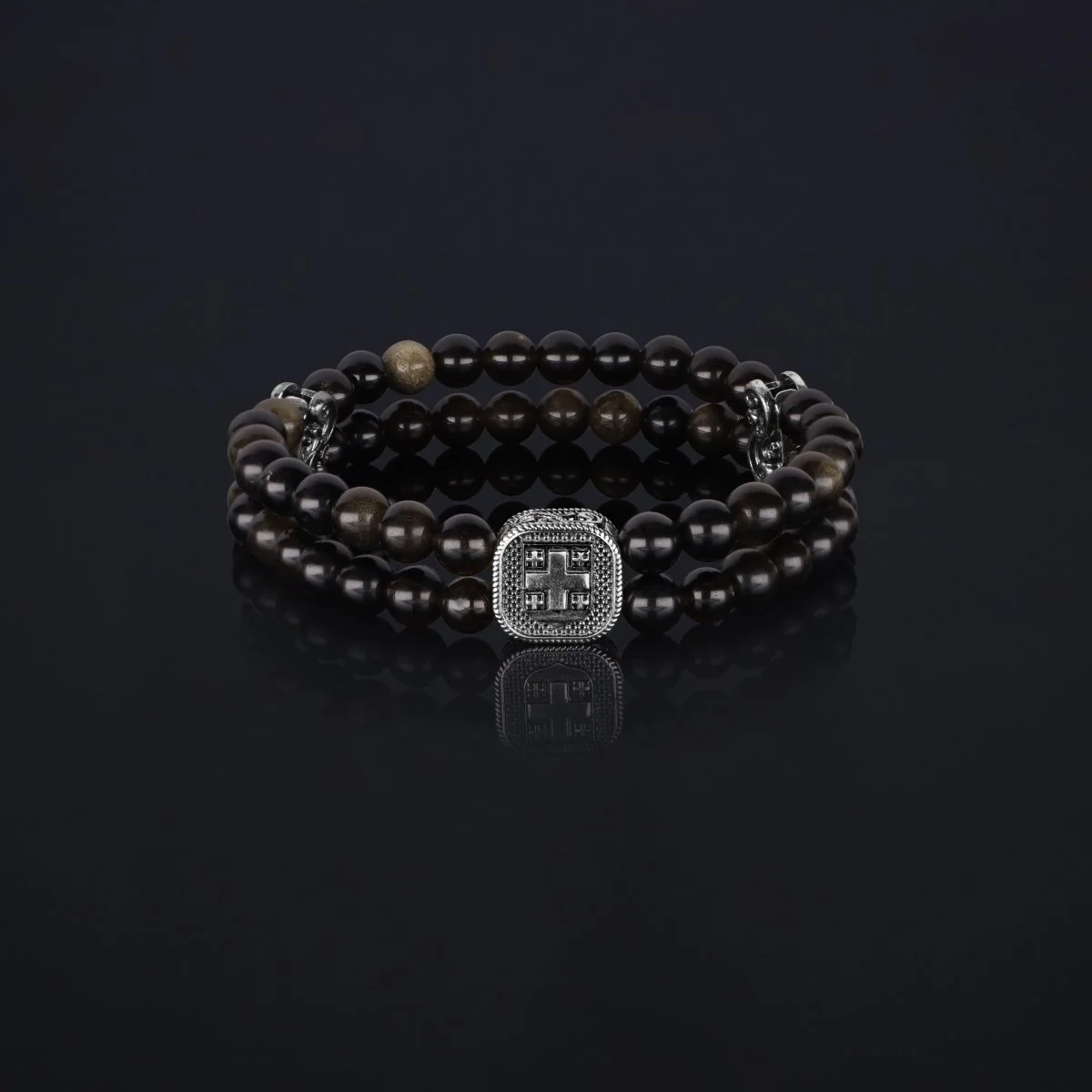 Layered Beaded Bracelet "Cilician Flag"
