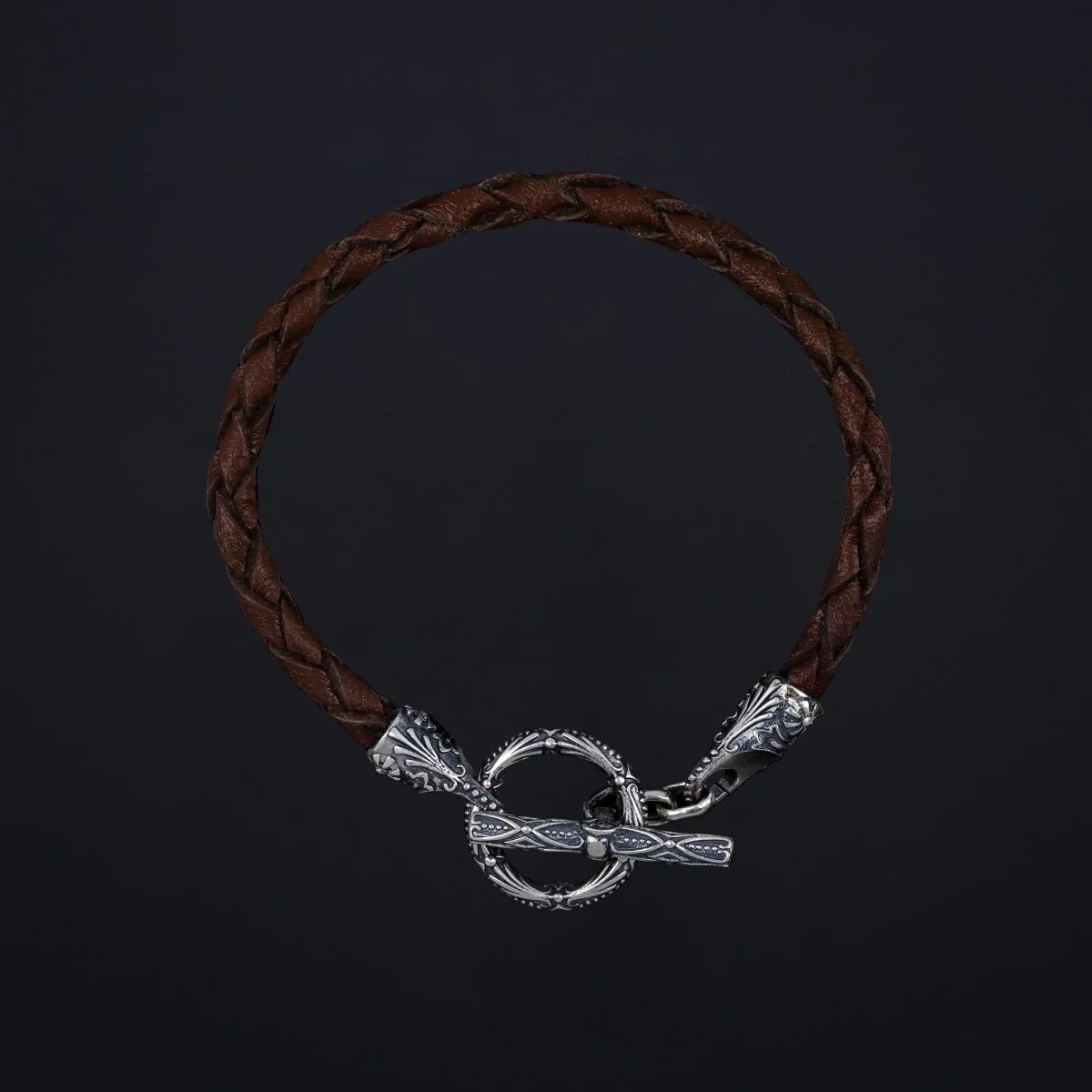 Leather Bracelet "Hrapar" - Image 2